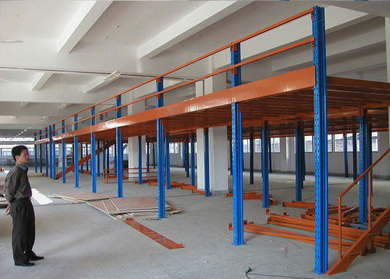 Assembled Office Mezzanine Structures , Industrial Metal Mezzanine Floor