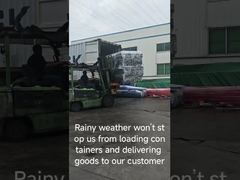Spedito un container high-cube da 40 piedi di scaffalature grigio fumo a un cliente in Kosovo