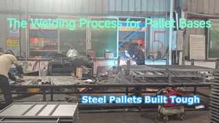 Pallet in acciaio resistenti costruiti per durare