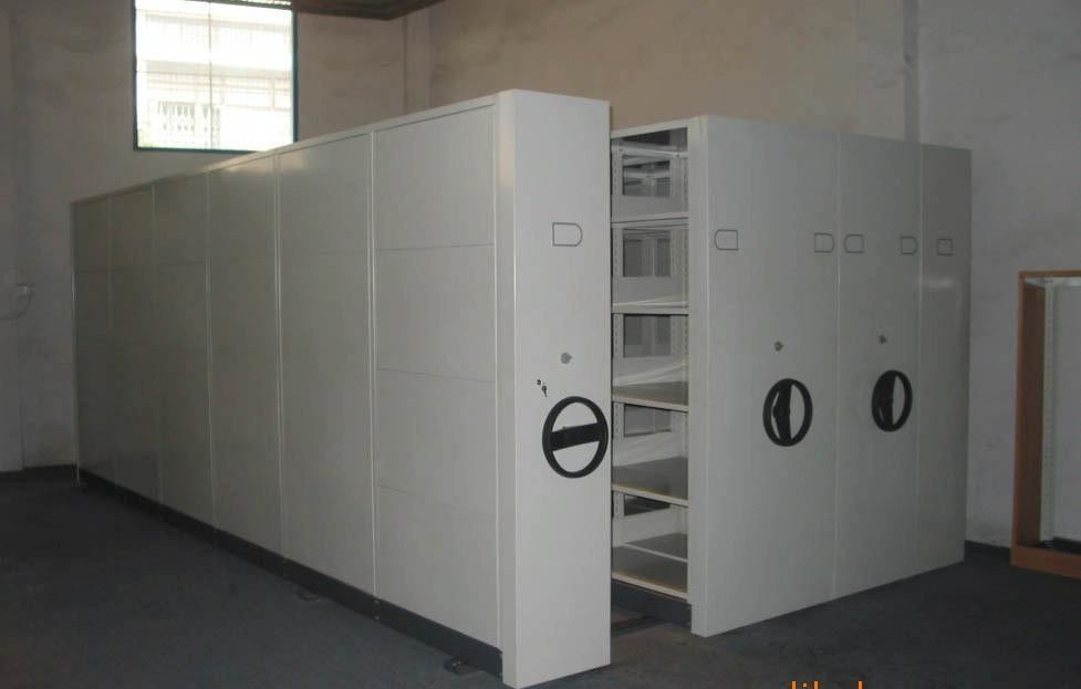Sistemi di archiviazione di file ad alta densità di rotolamento in acciaio per biblioteca / scuola / ufficio / banca