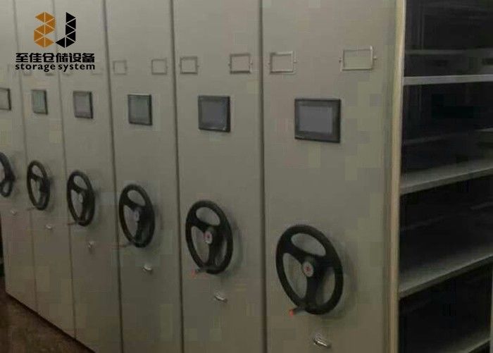 Chiusura di sicurezza 6 strati sistemi di archiviazione mobile ad alta densità per ufficio / banca