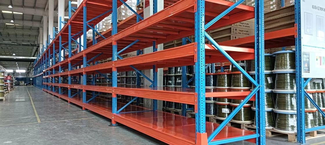Rack di stoccaggio industriali regolabili in acciaio pesante con protezione contro la corrosione