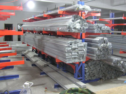 Sistema di scaffalatura a cantilever in acciaio, scaffalatura a metallo a cantilever industriale