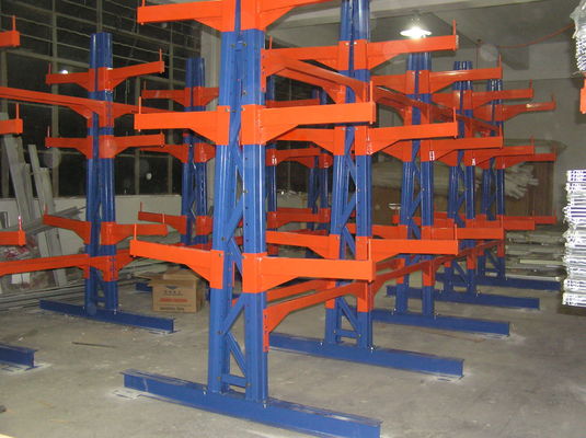 Sistema di scaffalatura a cantilever in acciaio, scaffalatura a metallo a cantilever industriale