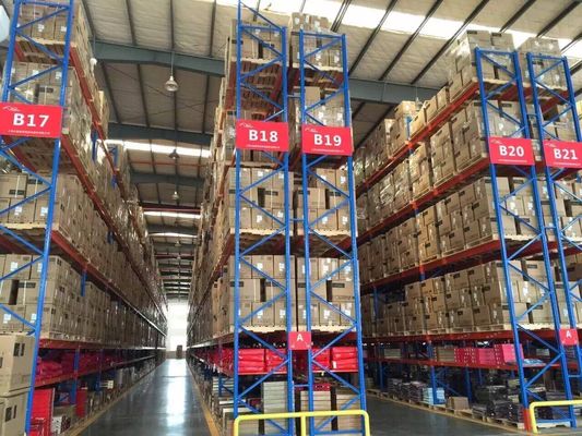 Rack per pallet industriali regolabili per distribuzione