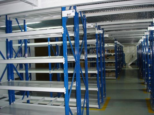 Sistemi di stoccaggio per pallet per magazzini a più livelli per magazzini a media portata 1000 kg/palette