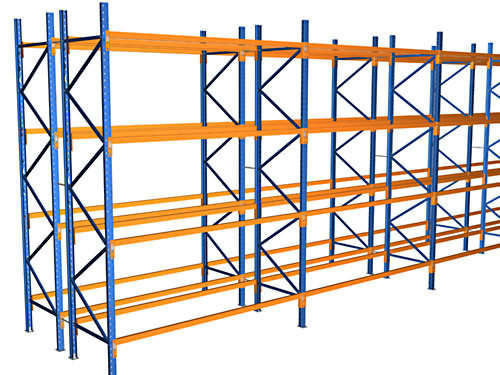 Rack di stoccaggio pesanti con finitura di vernice in polvere
