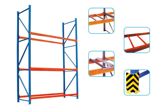 Rack di stoccaggio pesanti con finitura di vernice in polvere