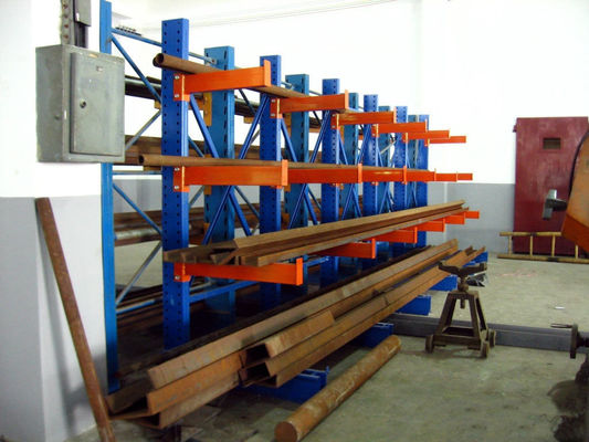 Scaffalature per pallet a cantilever in acciaio al carbonio a doppio lato