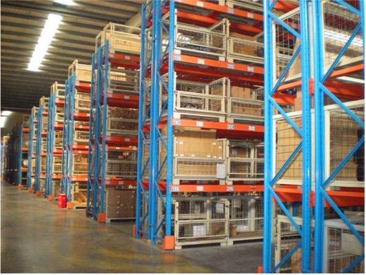 Rack per pallet industriali regolabili per distribuzione