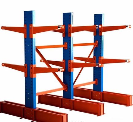 Racking per pallet a cantilever in acciaio al carbonio a più livelli ad alta capacità di carico per l'industria