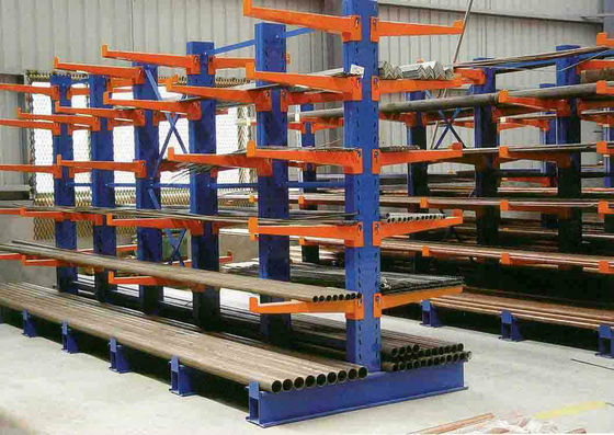 Racking per pallet a cantilever in acciaio al carbonio a più livelli ad alta capacità di carico per l'industria