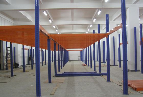 Protezione contro la corrosione sistema di pavimentazione in acciaio a telaio mezzanino per fabbrica