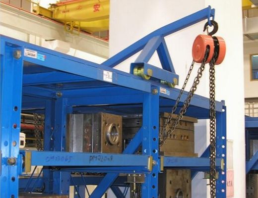 Facile da assemblare Iniezione Mould Rack di stoccaggio Acciaio Stoccaggio Ripiani unità tipo cassetto