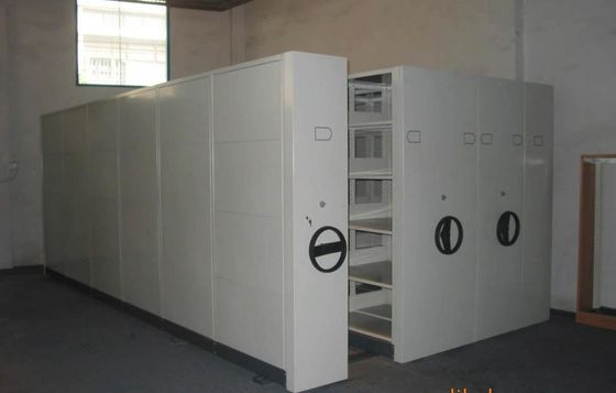 Sistemi di archiviazione di file ad alta densità di rotolamento in acciaio per biblioteca / scuola / ufficio / banca