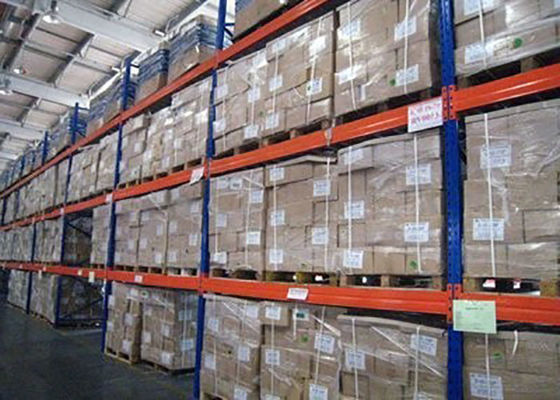 Scaffalature per magazzini pesanti in acciaio, scaffalature per pallet industriali per magazzini freddi