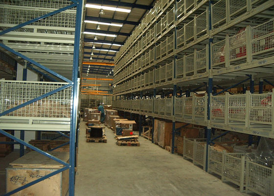 Rack di stoccaggio a più livelli di alta resistenza per pallet in acciaio