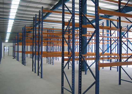 Rack di stoccaggio a più livelli di alta resistenza per pallet in acciaio