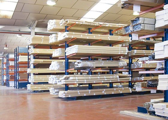 In polvere di rivestimento strutturale scaffalature di stoccaggio in acciaio sistemi di scaffalatura a cantilever