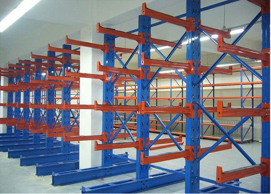 Q235B Scalature a cantilever a doppio lato in acciaio, scalatori per il deposito di legname a cantilever