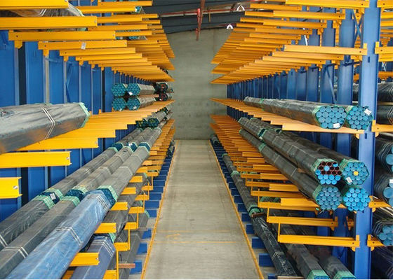 Scaffalature per pallet a cantilever industriali pesanti per / legno / legname / tubi lunghi