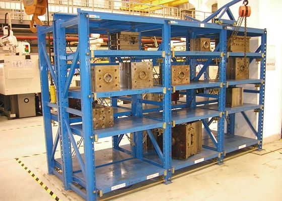 Sistemi di scaffalature regolabili per lo stoccaggio di stampi per l'industria dei stampi in plastica 2T carico di peso