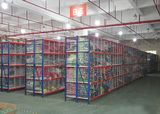 Registratore di scaffalature in metallo regolabile, sistema di scaffalature in acciaio per magazzini