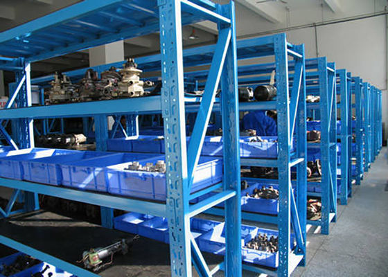 Rack di stoccaggio leggero in acciaio resistente per supermercati / magazzini