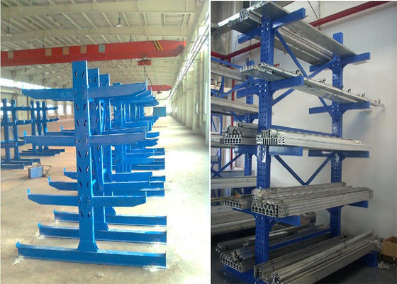 Scaffalature a pallet a cantilever a doppio lato taglia personalizzata
