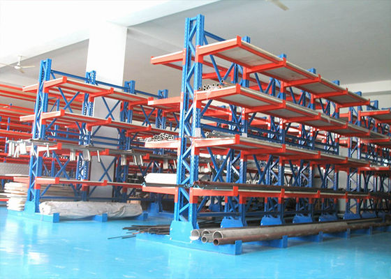 Scaffalature a pallet a cantilever a doppio lato taglia personalizzata