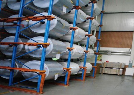 Struttura laminata a freddo Azionamento in acciaio in sistema di scaffalatura per l'archiviazione di oggetti di tipo tamburo