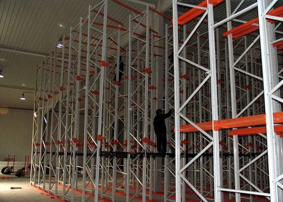 Produttori di scaffalature per pallet a trazione metallica Sistema di scaffalatura per magazzini di pallet 1500 kg/pallet