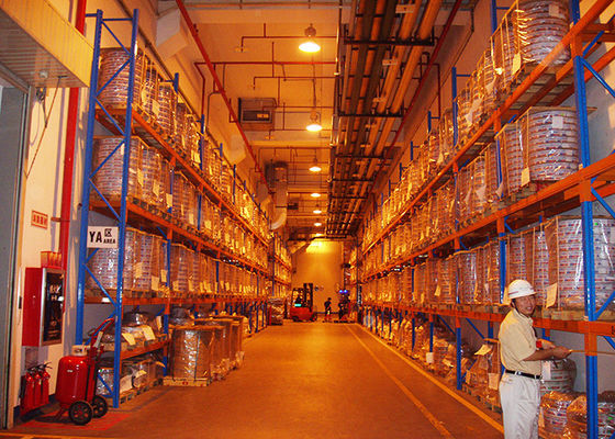 Dispositivo regolabile in acciaio in magazzino di acciaio scaffalatorio scaffalatorio pallet scaffalatori 4000kg/livello