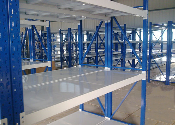 Sistema di scaffalatura per magazzini industriali leggeri Rivestimento in polvere Finitura 100kg-120kg/strato