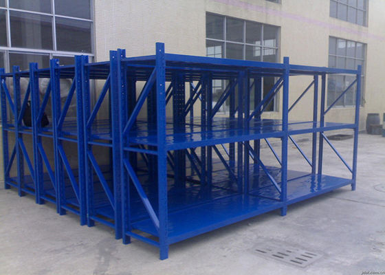 Sistema di scaffalatura per magazzini industriali leggeri Rivestimento in polvere Finitura 100kg-120kg/strato