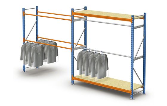 Scaffalature anti-corrosione leggere scaffalature commerciali per pallet per abiti
