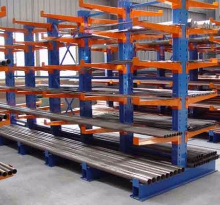 Racking per pallet a cantilever in acciaio al carbonio a più livelli ad alta capacità di carico per l'industria