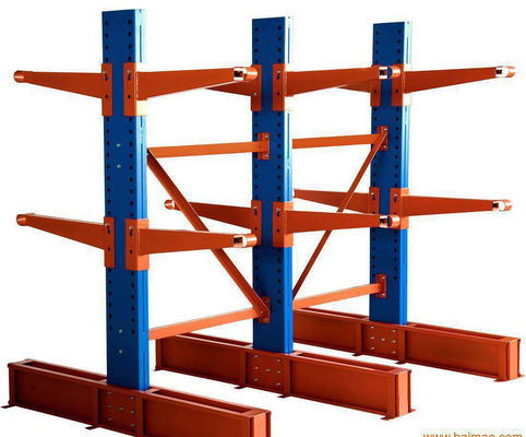 Racking per pallet a cantilever in acciaio al carbonio a più livelli ad alta capacità di carico per l'industria