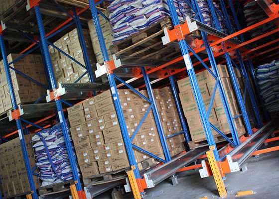 Sistema automatico regolabile di scaffalatura radio-shuttle, sistemi mobili di scaffalatura pallet