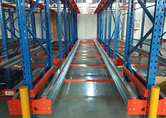 Sistema automatico regolabile di scaffalatura radio-shuttle, sistemi mobili di scaffalatura pallet
