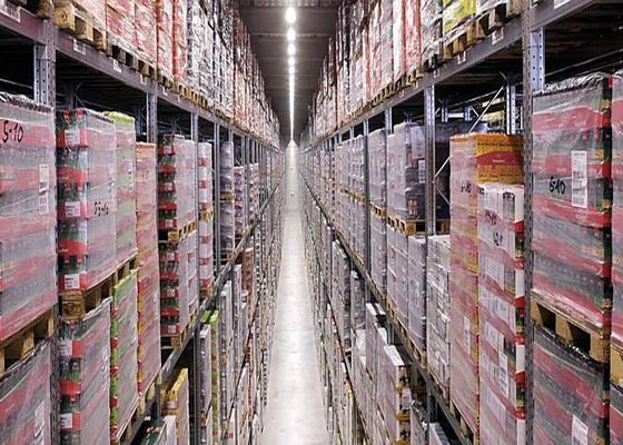 Rack di stoccaggio in acciaio industriale resistenti alla corrosione