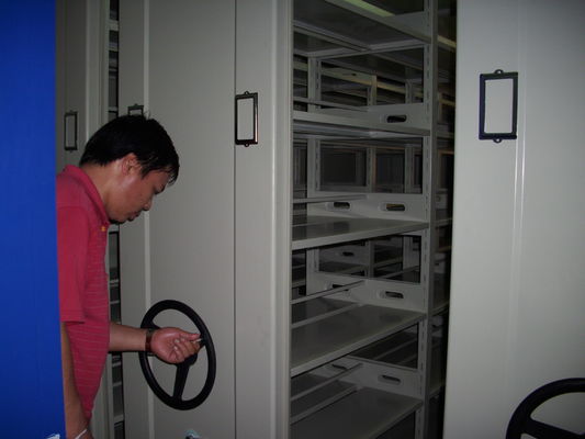 Libreria / Ufficio Archivi in movimento Armadi di scaffali Sistema di protezione contro la corrosione