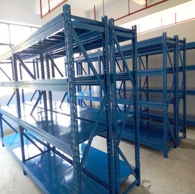 Rack di stoccaggio in acciaio industriale di medie dimensioni 500 kg/livello