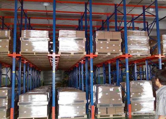 Produttori di scaffalature per pallet a trazione metallica Sistema di scaffalatura per magazzini di pallet 1500 kg/pallet