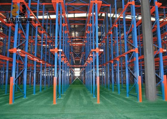 Sistema di scaffalatura in acciaio galvanizzato con rivestimento in polvere assemblato o saldato