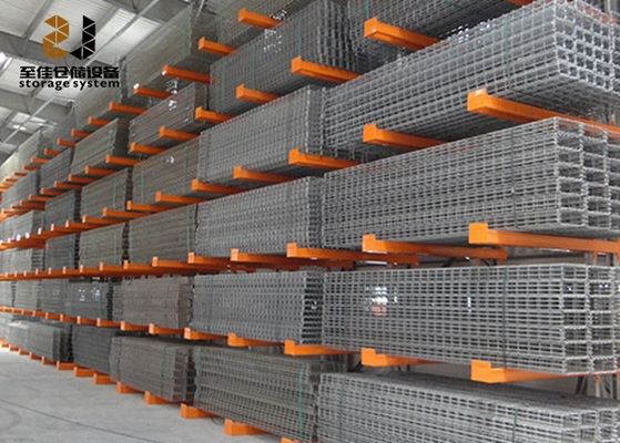 Racking per pallet a cantilever a più livelli anti-corrosione per lo stoccaggio dei tubi