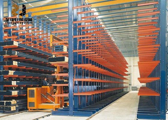 Rivestimento in polvere Cantilever Pallet Racking Dimensioni personalizzate Con Safelock