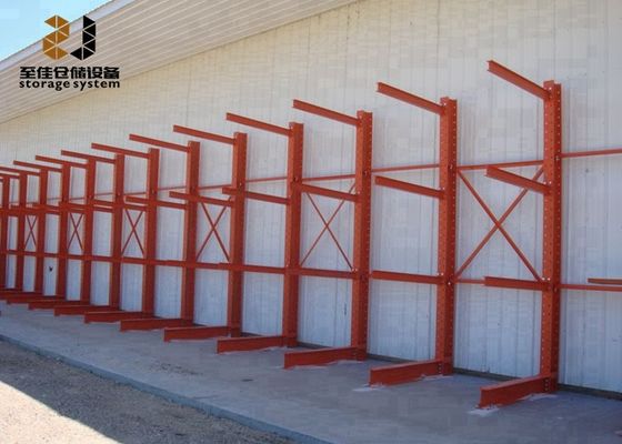Rivestimento in polvere Cantilever Pallet Racking Dimensioni personalizzate Con Safelock