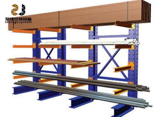 Scaffalature industriali a cantilever pesanti a lato singolo / doppio lato