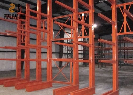 Protezione contro la corrosione Racking per pallet industriali colore personalizzato con cantilever per scaffalature di sicurezza